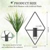 2pack Geometric Wall Mounted Plant Stylish Round Metal Hanging Planter for Modern Home Decoration