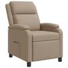 Recliner Chair Cappuccino Faux Leather
