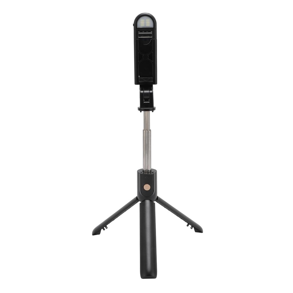 Selfie Stick Tripod with Light Portable Phone Tripod Stand Universal Extendable Stainless Steel Bluetooth Selfie Stick with Remote