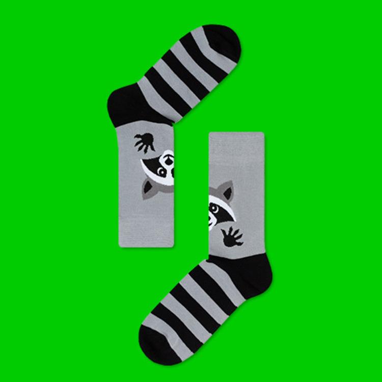 

Новые креативные модные носки в стиле масляной живописи, европейские и американские уличные скейтборды, хлопковые носки для любителей средней длины EU37-44