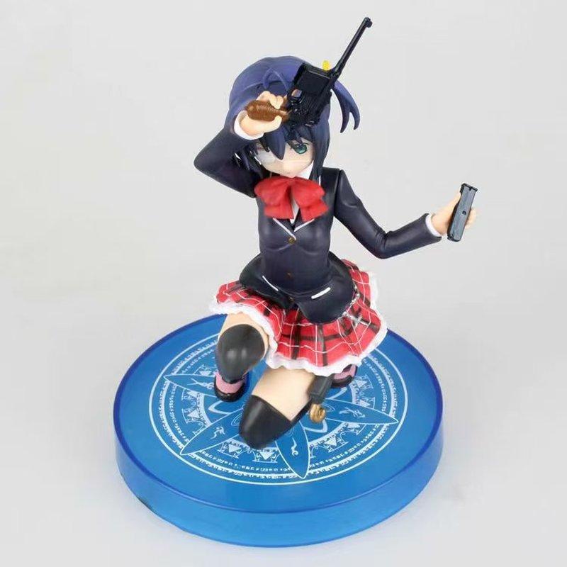 New Rikka Takanashi Kneeling Figure Love Chunibyo And Other Delusions Eye Lord Swap Face Anime Gk Statue Collectible Desk