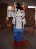 Adult Cow Mascot Cartoon Costume - Custom Performance Outfit
