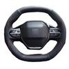 Car Steering Wheel Cover Oval Shape Only For Peugeot 4008 5008 Steering-wheel