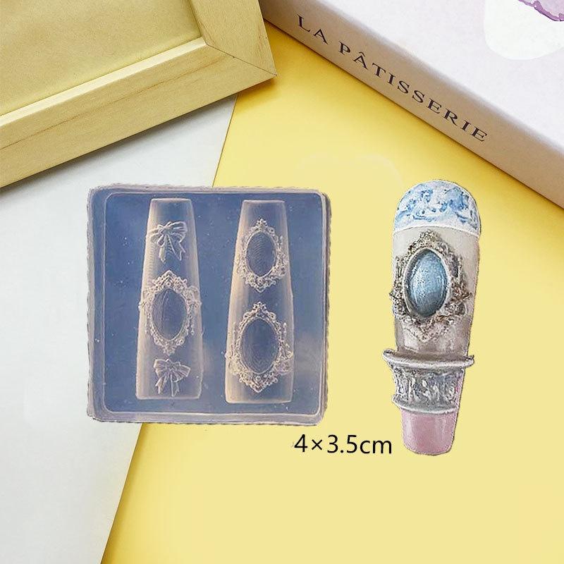 

3D Морская звезда Ракушка Бабочка Цветок Силиконовая форма для ногтей Сделай сам Украшение для нейл-арта Прозрачный шаблон для ногтей Инструменты для дизайна маникюра A13