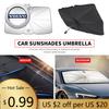 Radkappen Auto UV-Schutz Faltbar Sonnenschutz Schirm für V60 XC60 XC90 S60 XC40 V40 S80 T6 V90 EX90 S90 V70 Auto Zubehör