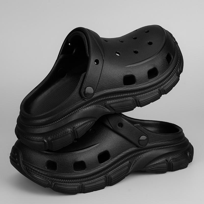 Couple EVA Clog Sandals Lightweight Hollow Beach Garden Shoes Non Slip Summer Slippers Men Women Sizes 36-45 Daily Wear Summer