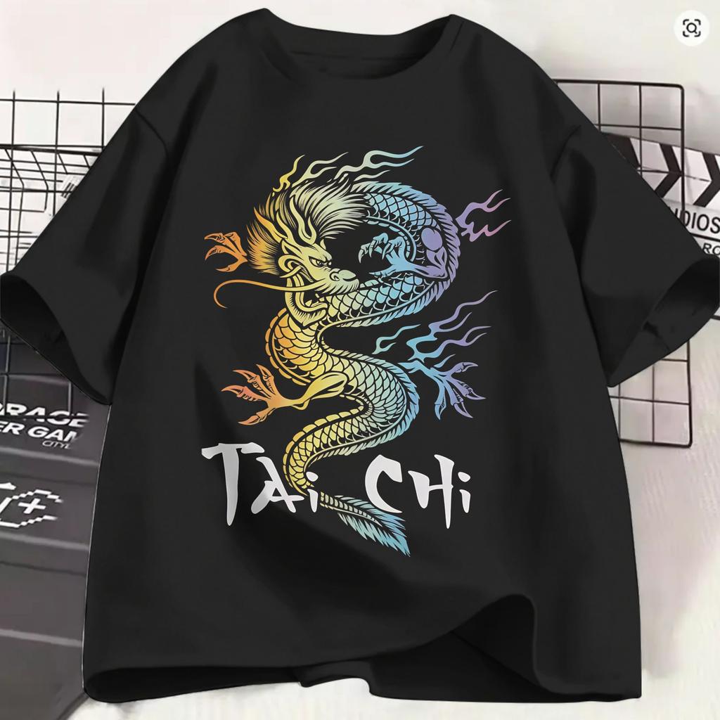 Tai Chi Spiritual Wellness Tshirt For Unisex Funny 100 Cotton Tee Shirt O Neck Short Sleeve T Shirt Printed Tops