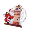 Permanent Oaken Christmas Clock Calendar Toss Number Hurdles Arrival Deck For Telecommute Decoration