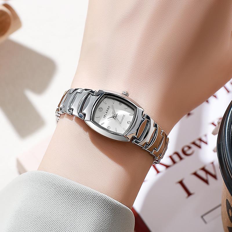New Fashion Luxury Woman Square Business Watch Women Wristwatches Ladies High Quality Stainless Steel Quartz Watches Reloj Mujer