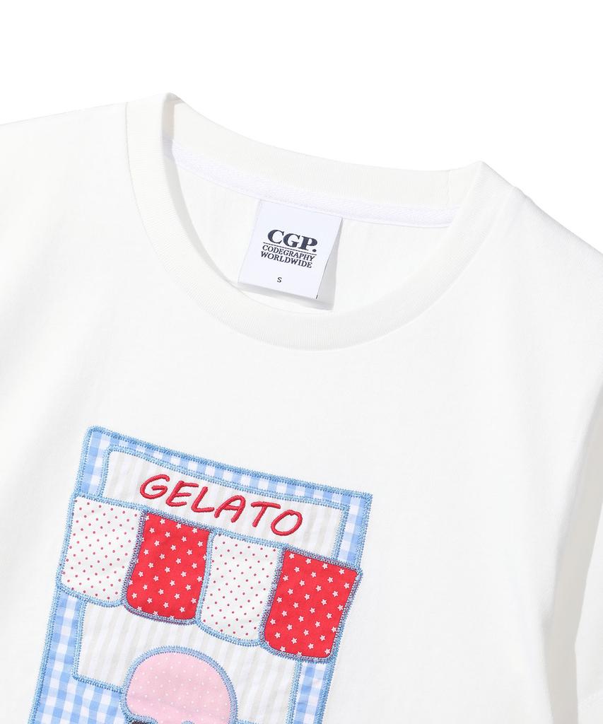 CGP (Women) Gelato Short Sleeve T-Shirt - Off White