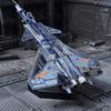 Colorful J-20 Fighter 3D Metal Puzzle Handmade Aircraft Miniature Assembled Model Jigsaw Puzzle Toy designed for Adult Creative Present