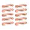10xMB 15AK MIG MAG M6 Welding Weld Torch Contact Tips Holder Gas Nozzle Gold