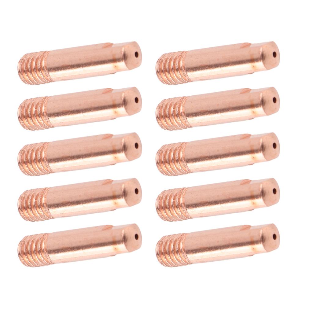 10xMB 15AK MIG MAG M6 Welding Weld Torch Contact Tips Holder Gas Nozzle Gold