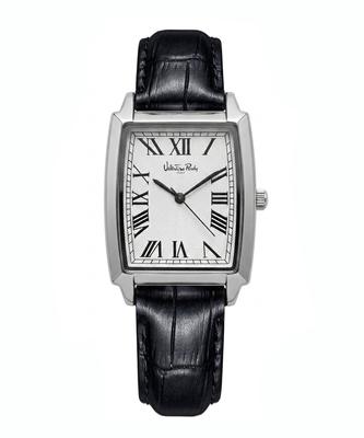 Ballentinoludi Vr6590A-Wtbk Simple Classic Unisex Square Watch Couple Watch Leather Watch