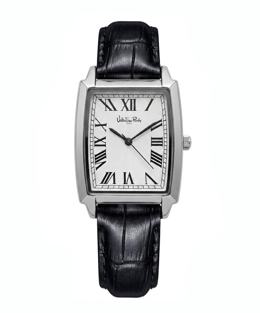 Ballentinoludi Vr6590A-Wtbk Simple Classic Unisex Square Watch Couple Watch Leather Watch