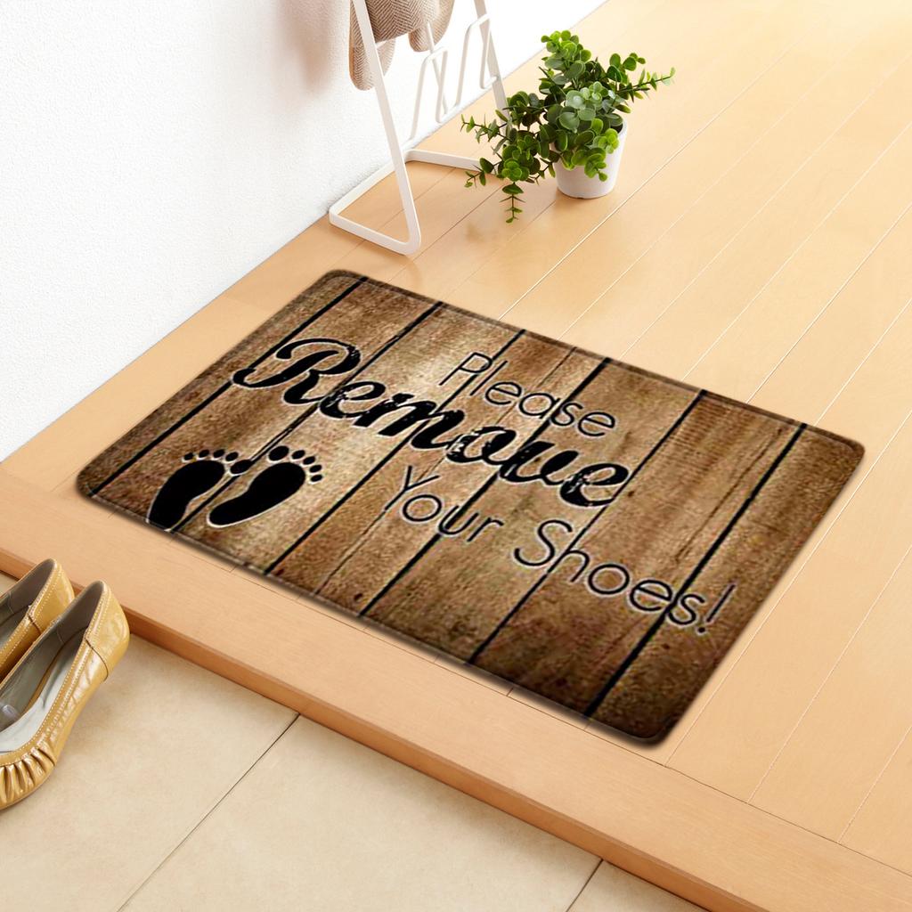 Creative Home Door Mat Water Absorbent Non-Slip Mat Living Room Kitchen Floor Mat Bedroom Carpet