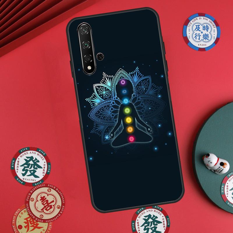 Mandala Chakra Yoga For Huawei Nova 12s 7i 8i 11i 12i Y73 Y70 Y90 Y60 Y72 Y61 Y91 9 10 SE P30 Pro P40 Lite Case