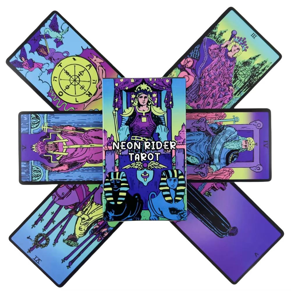 10.3*6cm Neo Rider Tarot Deck 78 Colorful Tarot Cards for Beginners Rider-waite Tarot System Pocket Size