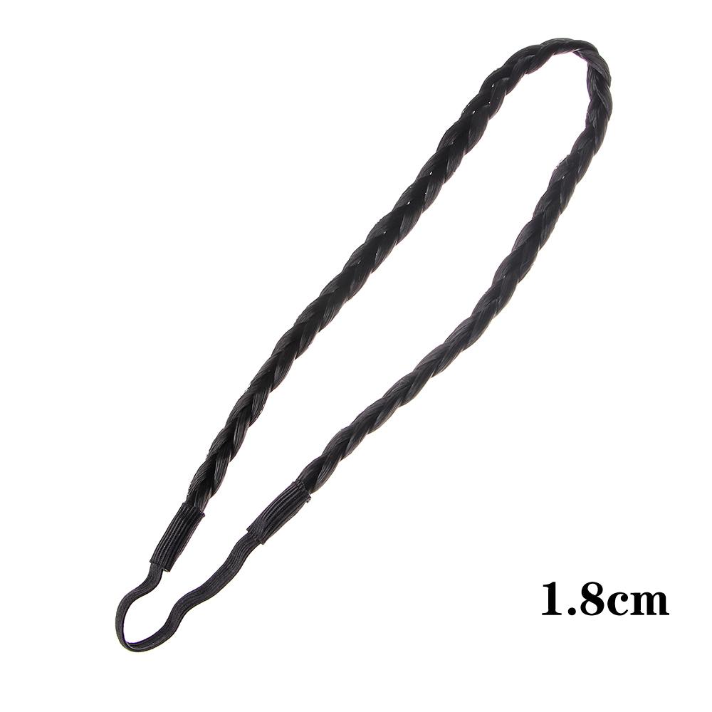 Fashion Princess Hair Accessories Women Elastic Headwear Synthetic Wig Braided Headband Twisted Wig Headband Hair Bands