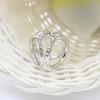 Crystal Scarf Silk Buckle Clip Women Jewelry
