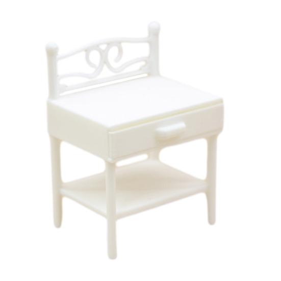 Doll House Nightstand 1/12 Scale Realistic Iron Dollhouse Furniture Imaginative Play Hobbyist Dollhouse Accessory