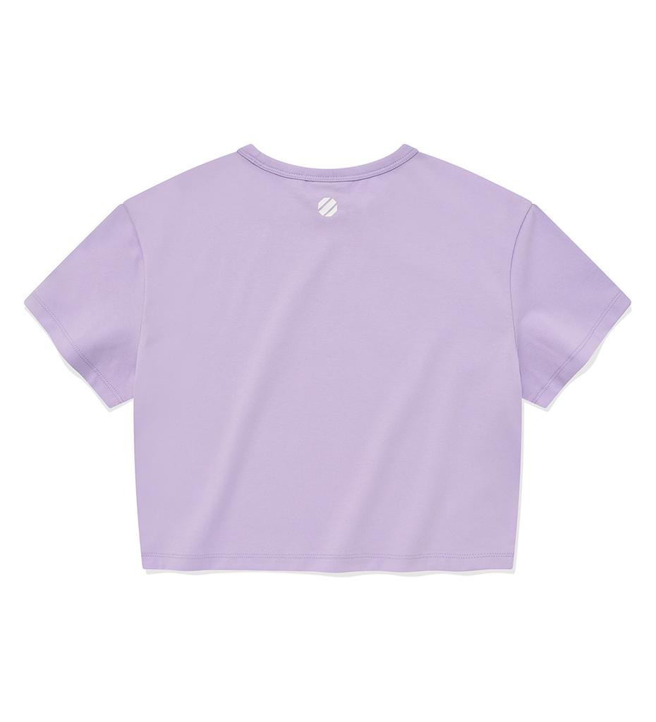 UFC SPORT Ufc Nevada Crop Fit Short Sleeve T-Shirt Light Violet U2Ssu3217Lv