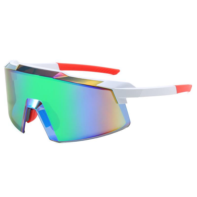Men's Iridescent Cycling Sunglasses - Windproof Outdoor Sports Shades