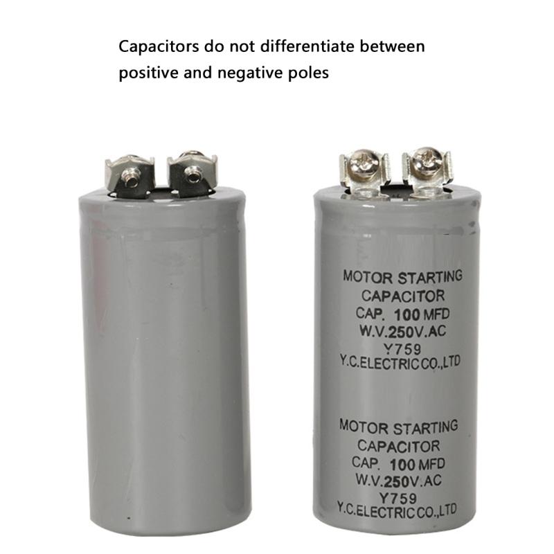 CD60 125V/250V 50UF-1200UF Motor Starting Running Capacitor Motor Start Capacitor Household Industrial Applications