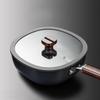 Frying Pan Non Stick with Handle Cooking Pot Lightweight Cooker Stockpot Iron Milk Pan for Vegetable Home Household Soup Stew