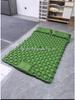 Diamond TPU Inflatable Camping Mat - Foot-Operated, Thickened and Moisture-Proof