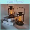Outdoor Solar Retro Oil Lamp Led Candle Rechargeable Lamp Electronic Nightlight For Garden Yard Home Decoration