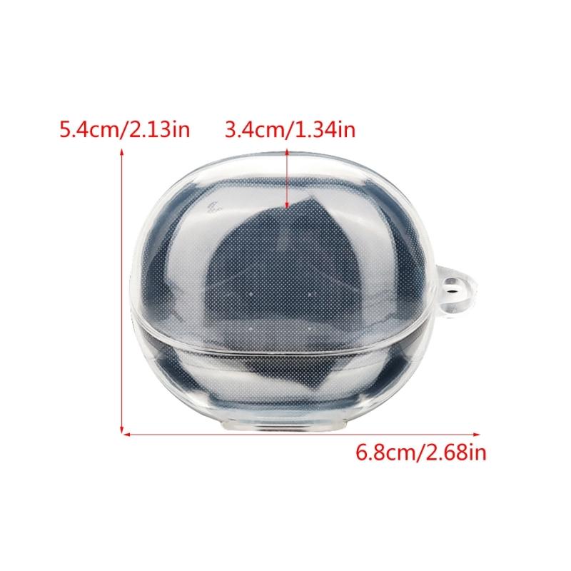 EarbudsCase Capa protetora leve para armazenamento de fones de ouvido transparentes, proteção total, caixa