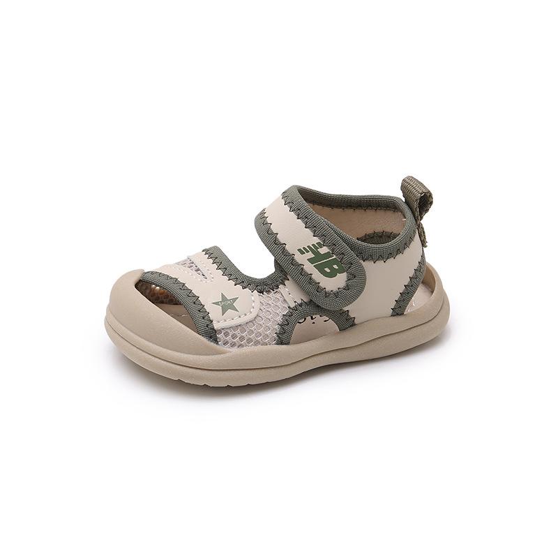 Baby sandals breathable 1-2 1-3 years old summer foot-wrapped toddler shoes infant children shoes girls and boys beach shoes