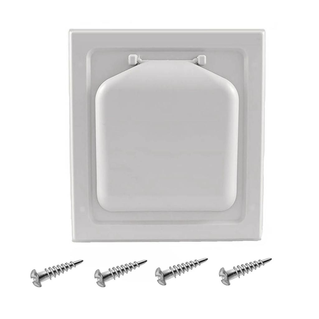 Durable Hood White No Pest Ven Durable Dryer Vent Hood Simple Installs for Improved Ventilation Keep Your Space Clean