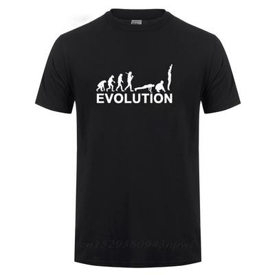 Evolution Burpees Instructor Crossfit TShirt Funny Birthday Gift For Men Dad Father Husband Short Sleeve O Neck Cotton T Shirt