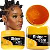 Cire capillaire WODEMATE Shine and Jam Edge Control pour Dreadlocks, Tresses, Gel Hydratant Coiffant