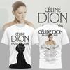 Celine Dion Parigi 2026 Estate Nuova Moda Maglietta da Uomo Musica Pop Streetwear Hip Hop T-shirt 2026 Maglietta Regalo Tour Fan Uomo Donna