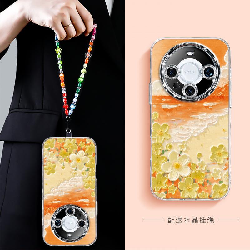Applicable to Huawei mate70pro mobile phone case new mate50pro + case advanced sense mate60pro magnetic attraction