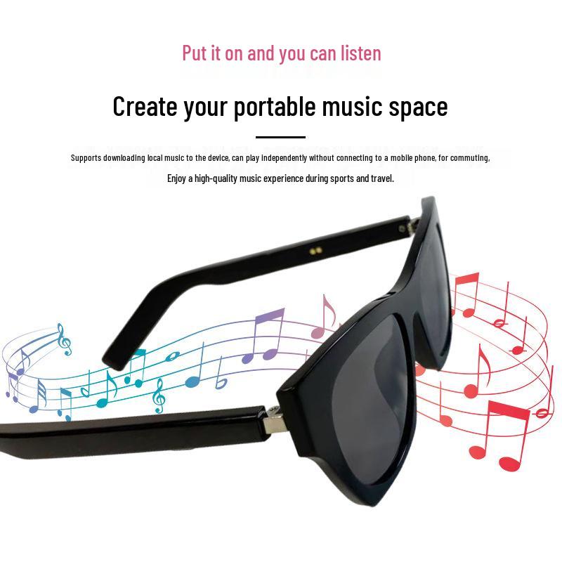 AI Smart Bluetooth Glasses: Slim, Lightweight, UV Protective, Versatile Fashion Sunglasses with Advanced Technology