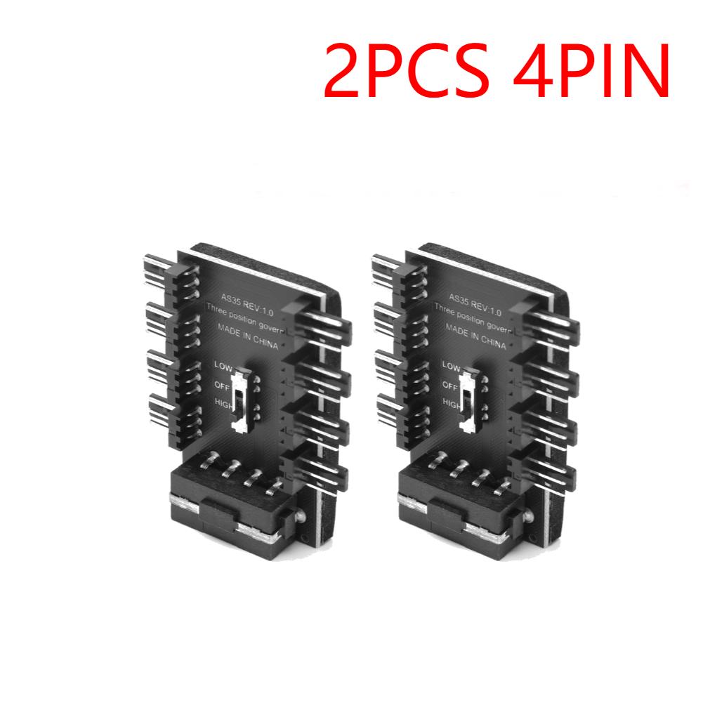 Motherboard SATA/4 Pin 1 to 8 3 Pin PWM Cooler Fan HUB Splitter Extension 12V Power Socket Mining PC Speed Controller Adapter