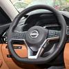 BTRNCK1 ABS Car Steering Wheel Emblem Sticker for Nissan GTR Nismo Juke Murano Navara Qashqai Sentra Sylphy Teana X-Trail Livina