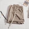 New Springtime and Summer Waist Drawstring Pants Sports Pants High Waist Slim Casual Loose Versatile Wide-leg Trousers