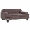 VidaXL Dog Bed Brown 70x45x30 Cm Faux Leather 171891