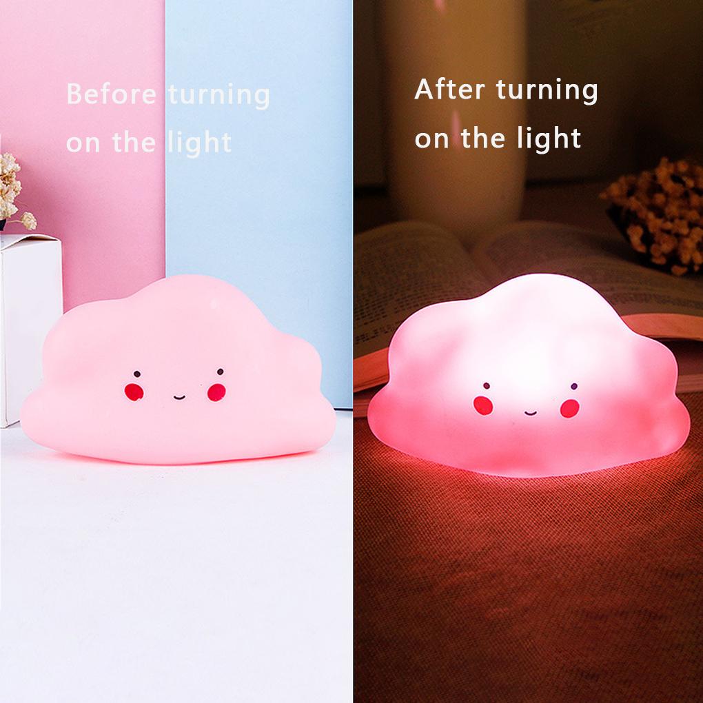 Cartoon LED Nachtlicht Nacht Nachtlicht Kinder Schlafzimmer Kleine Lampe Baby Leucht Spielzeug Mond