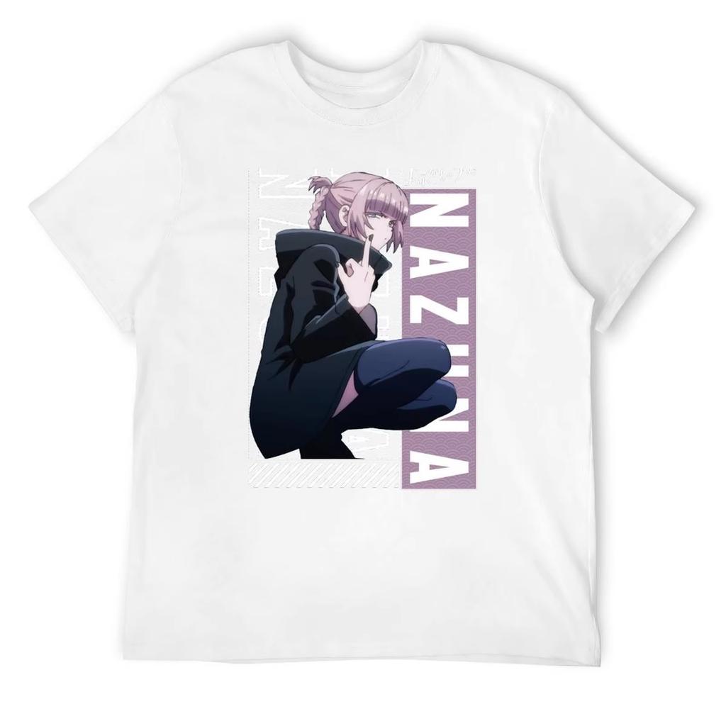 Unisex Harajuku Style Loose Crew Neck T-Shirt With Natsunagi Print, Call of the Night Women And Men T-Shirt