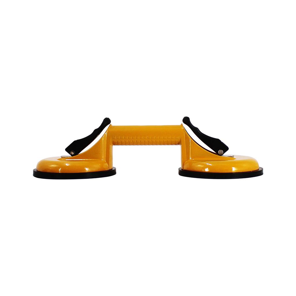 HFS(R) Vacuum Lifter 2-Piece Set: Glass, Suction Cup, Grip, Double Suction Cup for Lifting Floors, Windows, Ceramic Tiles, Granite, Doors