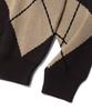 IEY Bold Argyle Knitwear Beige