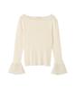 Proportion Body Dressing Balloon Sleeve Knit Ecru Women's Sweater,