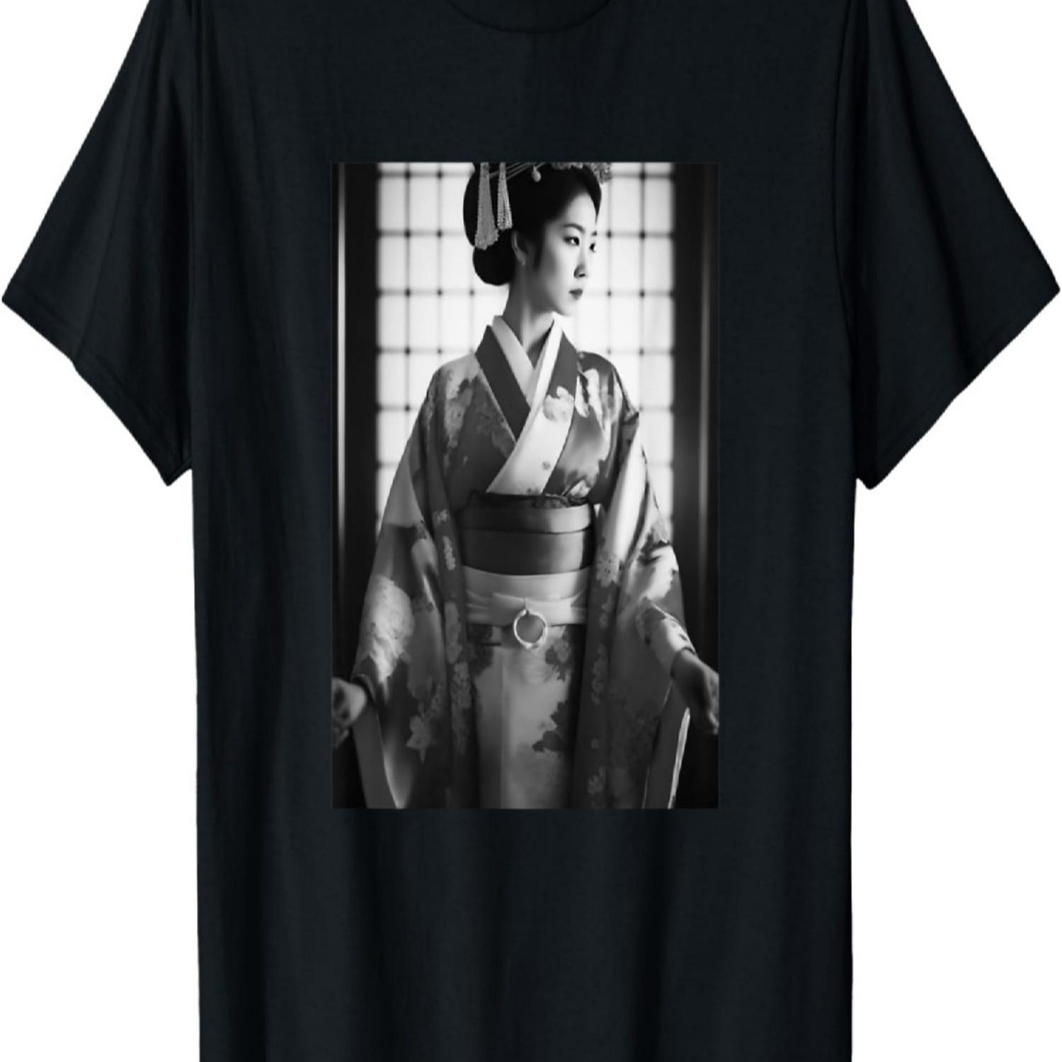 

painting landscape _Fuji and cherry blossoms_ T-Shirt S чёрный