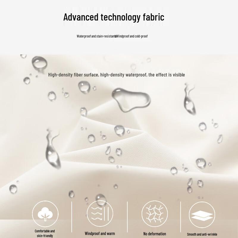 EASTERN CAMEL Herren Winter Wasserdichte Wattierte Jacke